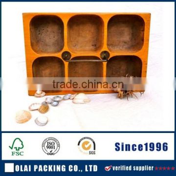 2015 Chinese Holiday antique wooden coin display shadow box