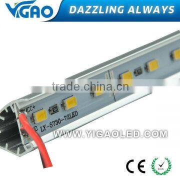 Good price 12v 5630/5050 smd led rigid strip V case unwaterproof