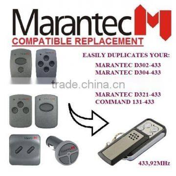 Aftermarket MARANTEC D302-433,D304-433,D313-433,D323-433,D321-433,Command 131-433 compatible remote