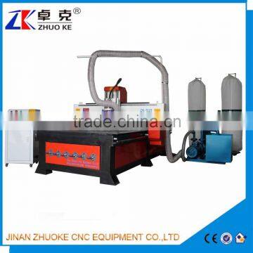 Famous In China 3D Woodworking CNC Router ZKM-1325 With 5.5KW Big Power Spindle Vacuum Table Dust Collector