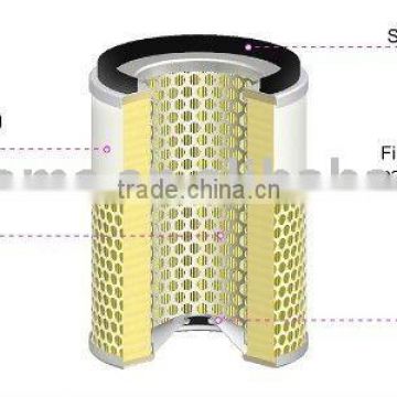 Air filter cartridge for trucks - traditional construction