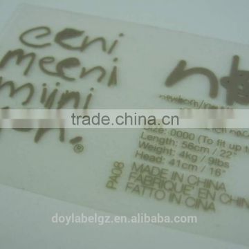 Custom excellent quality China wholesale Iron on heat transfer label for clothing