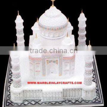 Alabaster White Marble Taj Mahal Modal