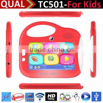 Hot Selling 5 inch tablet for kids with Rockchip 2926 single core Cortex A9 1.3GHz 800*480 Pixels HD Screen C