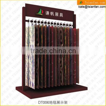 DT006---Factory price rug display carpet rack