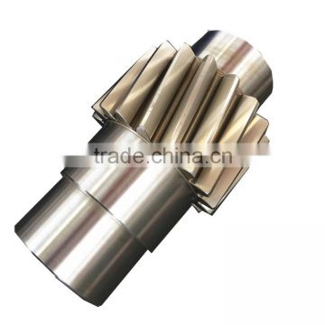 Custom steel iron carburizing heat treatment helical gear shaft