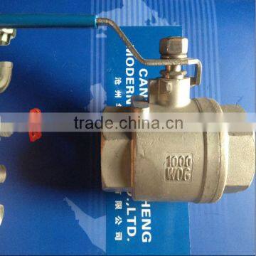 1pc 2pc 3pc stainless steel 304 316 ball valve China Cangzhou