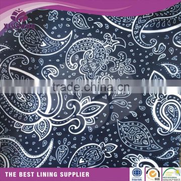 taffeta print lining for women fashion clothes stock fabric hot item