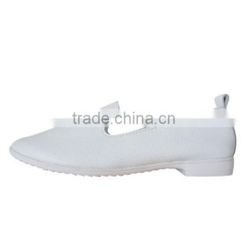 white leather nurse shoes with wedge heels,medical shoes for women,hospital shoes