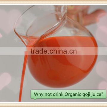 Organic Goji Berry Juice with 100% pure fresh goji berry
