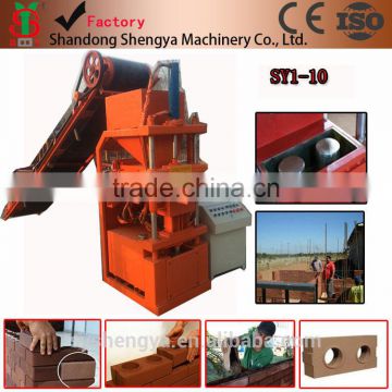 Hot sale machine SY1-10 Automatic brick making machine hydraulic pressure method.
