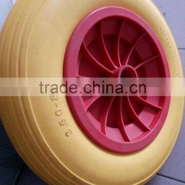 350-8 pu handtruck wheel