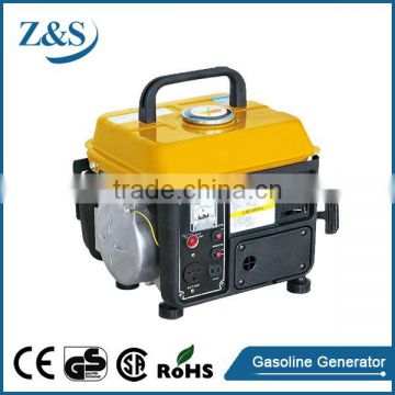 professional gas generator with yellow cover