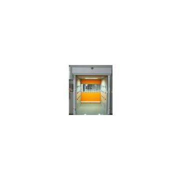 Automatic PVC Rolling Shutter Door Stainless Steel Air Shower Room With  Micro-electronics PLC Contr
