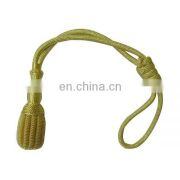 Gold Sword Knot Knitted Knot with Gold Cord | Uniform Accoutrements | Pakistani Sword Knots