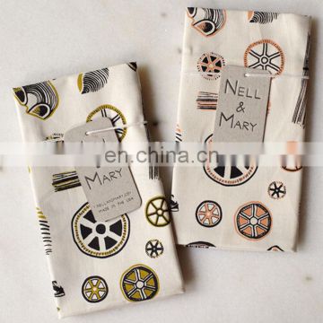 100% cotton kitchen textile custom printed tea towels /dish towel(many design for choose)