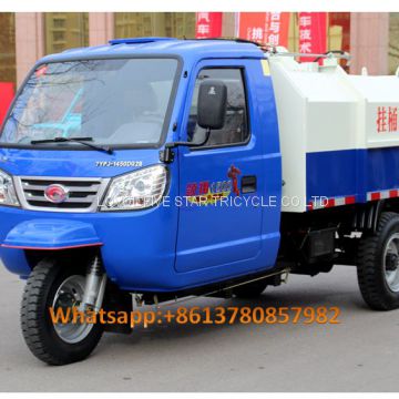 Diesel tricycle cargo loader lovol three wheeler waste management 3 CBM
