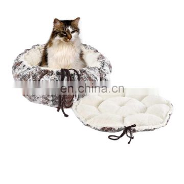 2 in 1 Modern PP Cotton Cat Bed Pet Filled With Heating Cotton