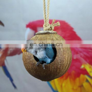 Parrot Supplies Toy Coconut Shell Bird Nest Parrot Coconut Nest Summer Bird'S Nest