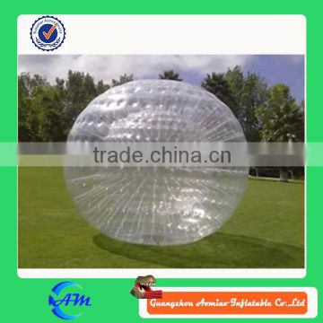 Fashion and quality young people pvc inflatable human size roller balls
