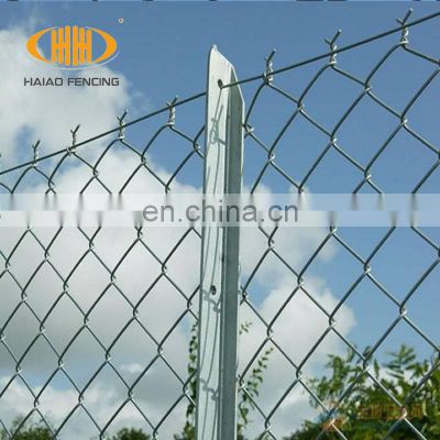 OEM factory design hot dipped galvanized chain link fence 60x60