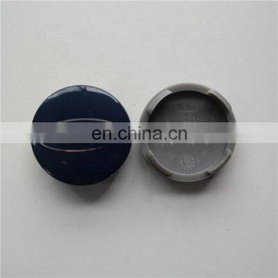 Plastic Custom Blue 54 mm Car Decoration Car Wheel Center Cover