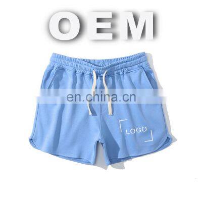 Cropped Fit Polyester Mesh Basketball Shorts Two Deep Side Hem Pockets Summer Basic Men Shorts