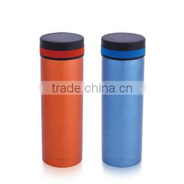 300ml Stainless steel vacuum insulated thermos flask,Cover with rubber ring