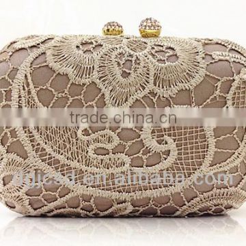 0871 Lace Women evening bag matching dress for wedding and party