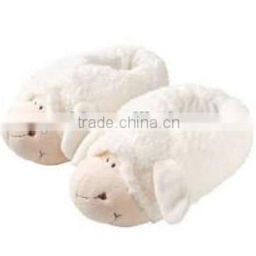 stuffed animal slipper/baby plush sheep slippers/soft plush sheep slippers