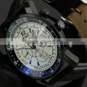 Big Dial Mens Watch Man Automatic Black Fashion Watch WM345