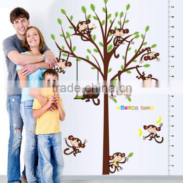 ALFOREVER height measure wall decals for kids room decoration