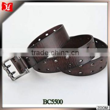 Factory customized design man leather belt