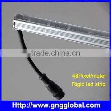 2812b led digital strip 48pcs SMD5050 48 pixels per meter High brightness Aluminum Shell led strip aluminum