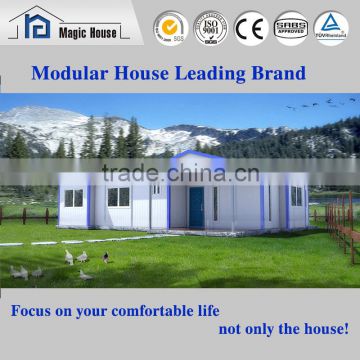 2016 pop hot sale china modern high level prefab house villa/prefab kit house modular home villa