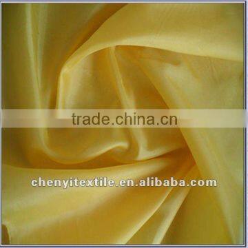 High quality poly taffeta material fabric woven