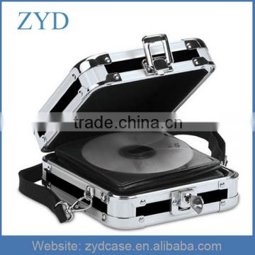32CD DVD Capacity Professional Aluminum CD DVD Carrying Case ZYD-HZMdc006
