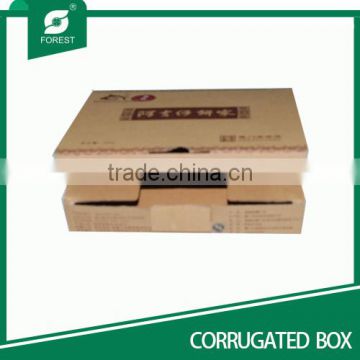 Brown corrugated box mailing box for shipping company