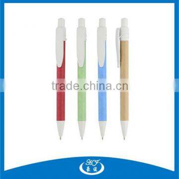 Writing Fluently Eco Friendly Ball Pen,Recycled Paper Pen,Promotional Paper Pen