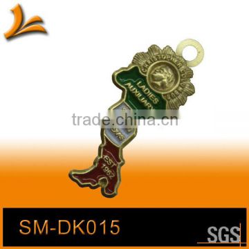 SM-DK015 Metal antique gold Italian crown key Chain