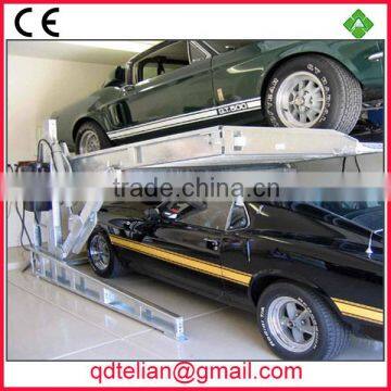 portable double post two floor car parking lift