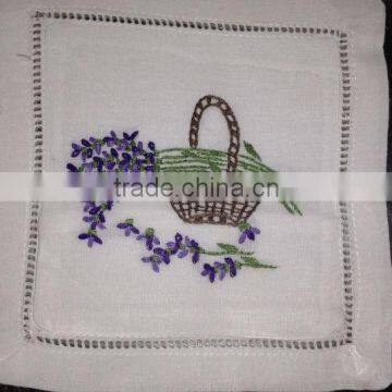 embroidery lavender bag