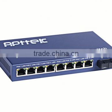 Hot sales 100 M 4 port poe switch max 25W per port 8 ports Ethernet switch