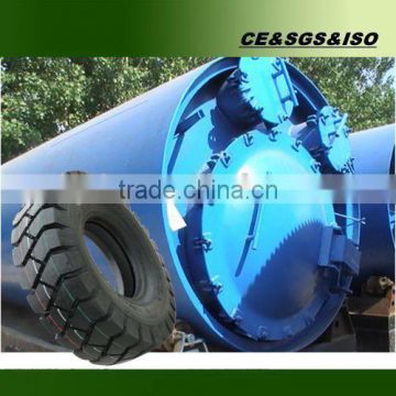 CE, ISO and BV certificated waste tyre pyrolysis to oil plant with high oil yield