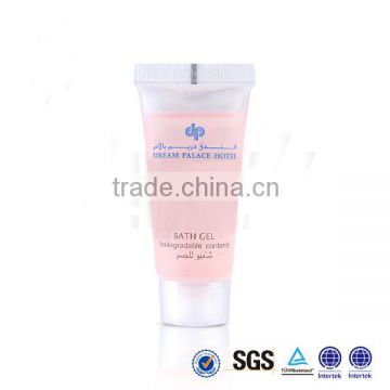 Wholesale cheap disposable transparent tube for hotel colorful cosmetics 30ml