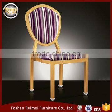 Professional low price party modern matel tube aluminum Dubai banquet chair