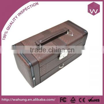 luxury high quality trinket leather case with drawer custom order accept