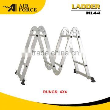 AF ML44 4x4 Steps Small Hinge Multipurpose Aluminum Ladder Made in China