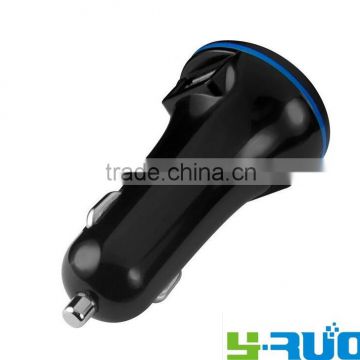 5V 2.4A Dual USB Ports Portable Car Charger for Smartphones and Tablets pc, Fits iPhone 6S 6 Plus iPad with CE, FCC