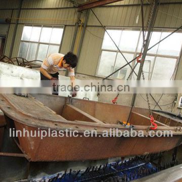 Rotomoulding plastic fishing boat PE plastic boat for sale